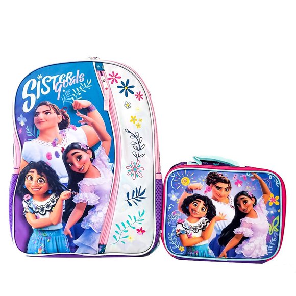 Disney Other - Disney Encanto Backpack and Lunch Bag Set Kids Girls School Bag Lunch Box 16"